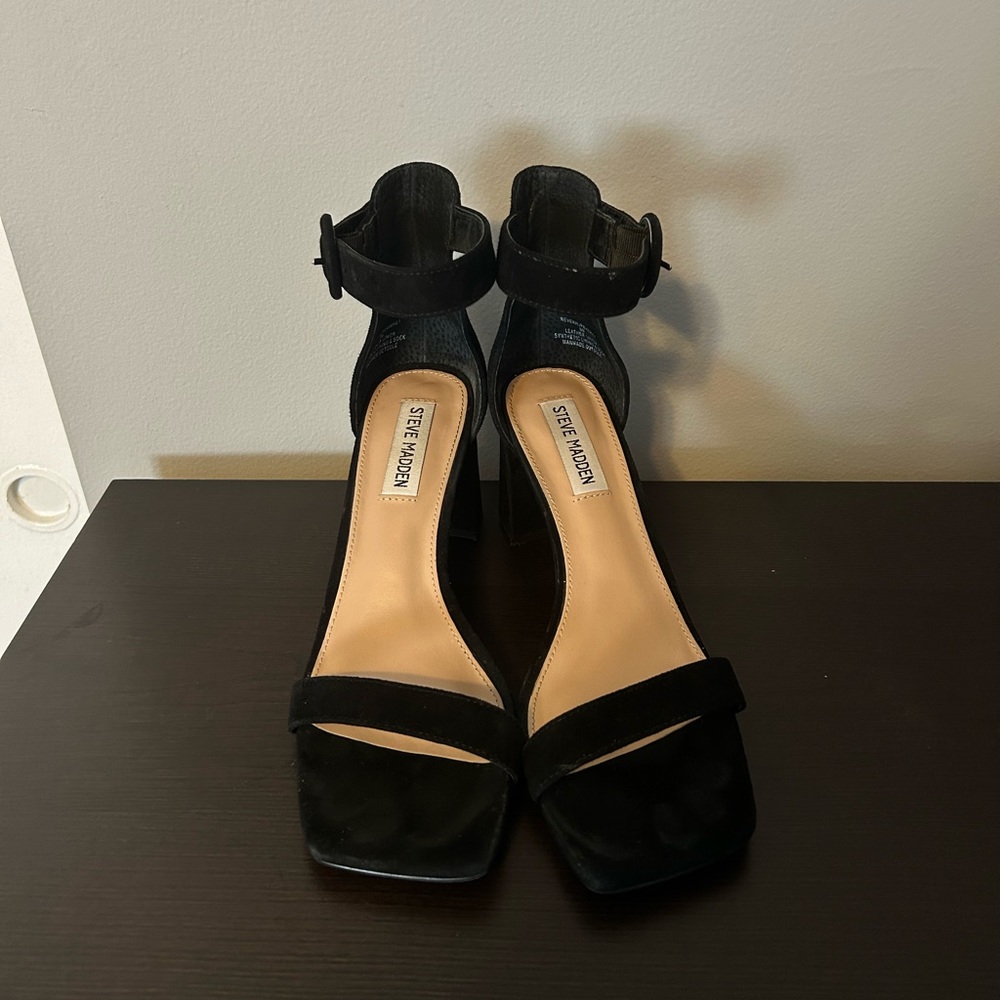 Steve Madden Black Heels